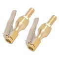 2pcs 8mm Locking On Tire Chuck Clip Air Inflator Compressor Pump Adapter Connect Accessories For Car 
