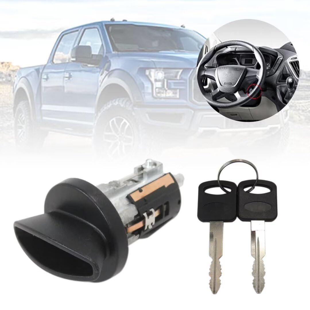 Ignition Switch Lock Cylinder Tumbler 2 Keys Repl 1f2009012 1f2009012a 1f2009012b 1l3z11582a F69z11582aa Replacement For