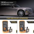Vipmotoz Amber Full Led Side Marker Light Front Bumper Fender Parking Lamp Replacement For 2005-2014 Chrysler 300 Lx Chrome