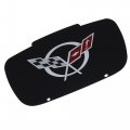 Eurosport Daytona Laser Tag License Plate For Corvette C5 Black 