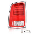 Led Left Tail Lights W Bulbs For Dodge Ram 1500 2013-2018 Fit 2500 3500 2014-2018 Clear Red Lens Chrome Housing Lamps Rear 
