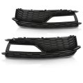 Front Bumper Fog Light Grille Cover Trim For Audi A5 S Line5 2013 To 2016 Fits S S5 Models Only Black 8t0807681k 8t0807682k 2 
