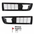 Ecotric Grilles Set W Fitting Kit Compatible With 1979-1981 Pontiac Firebird Trans Am Pair