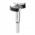 Uxcell Forstner Drill Bits 60mm Tungsten Carbide Wood Hole Saw Auger Opener Woodworking Hinge Drilling Boring Bit Cutter Black