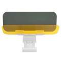 Visor Strips Brown Car Sun Extender Night 2 In 1 Car Transparent Anti Glare Glass For Day Night Driving