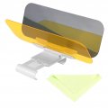 Visor Strips Brown Car Sun Extender Night 2 In 1 Car Transparent Anti Glare Glass For Day Night Driving