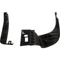 Bumper Step Pad Driver Side For Ram 1500 2019 2020 2021 2022 Outer Black Pp Plastic Replacement Ch1196100 Va 68404389ab 2pcs 