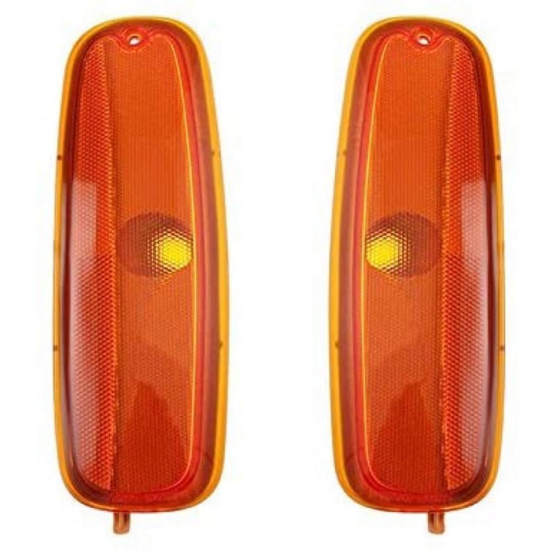 Side Marker Light Pair For Chevy Express And Gmc Savana 1996 To 2002 Gm2550152 Gm2551152 Driver Passenger