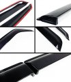 Jdm Premium Smoke Tinted Window Visor Weather Rain Guard Deflector Compatible For 2011-2017 Nissan Juke