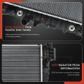 A-premium Coolant Radiator A C Condenser Cooling Kit Compatible With Chevrolet Trax 2015 2018-2020 1 4l Automatic Transmission