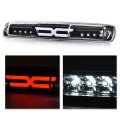 Led 3rd Rear Type X Brake Light For Chevy Silverado Gmc Sierra 1500 2500 3500 Hd 1999 To 2007 Clear Lens Black Housing 16525205 