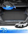Cartist Cargo Liner Custom Fit For Subaru Wrx 2022 2023 2024 All Weather Rear Trunk Mat Behind The 2nd Row Seats Carpet