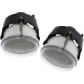 Fog Light Assembly Pair For Jeep Compass 2007 2008 2009 Driver And Passenger Side Capa Certified Halogen Ch2592137 4805857aa 