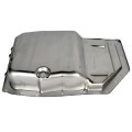 Transmission Fluid Pan For Chevy Silverado 3500 2011 To 2013 Steel 3 28 In Max Depth 0 33 Min 11 63 Width Standard Style Black 