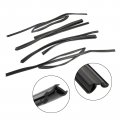 Topteng 4pcs Front Rear Door Glass Rubber Seal Moulding For Toyota Land Cruiser Fj80 Lx450 6814160010 6815160010 6814260011