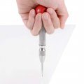 Uxcell Automatic Center Punch Hss Adjustable Spring Loaded Drill Tool Silver Tone