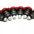 270cc Fuel Injectors Fits 93-96 Replacement For Nissan 300zx 3 0 Red Side Feed Flow Matched 6