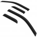 Ocpty Window Visors Fits For 2009-2014d For F-150 Tape-on Rain Guards Side Wind Deflectors 4 Pieces 2pcs Front Rear