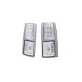 R L Racing Chrome Clear Parking Corner Lights Signal Lamps K2 For 1994-2000 Gmc C10 C K Pickup Suv 