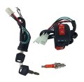 Complete Wire Harness Set For 50cc 70cc 90cc 110cc 125cc Chinese Electric Start Atvs Quads Cdi Stator Wiring Kit With Ignition