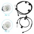 X Autohaux 2pcs 34356792572 34356792573 Front Rear Brake Pad Electronic Wear Sensor For Mini Cooper R55 R56 2010-2014