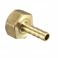 Uxcell Brass Barb Hose Fitting Connector Adapter 6 5mm Barbed X 3 8 Pt Female Pipe 6pcs