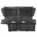 Fo1206104 Factory Style Front Radiator Shutter Assembly Compatible With Ford Fusion 2017-2020 Matte Black