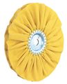 D2515 Hard Airway Buffing Wheel 6 In Diameter With 0 625 Arbor Hole 12 Ply Cotton For Angle Bench And Die Grinders 