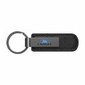 Ipick Image For Ford F-150 Lariat Gunmetal Black Metal Plate Pu Leather Strap Key Chain Keychain Official Licensed