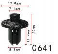 Autobahn88 Bumper Cover Push-type Clip Compatible With Toyota Oem 9046709139 Pack Of 20