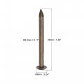 Uxcell Small Tiny Brass Nails 2 8x35mm For Diy Wooden Hardware Accessories 25pcs