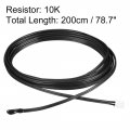 Uxcell 10k Ntc Thermistor Probe 78 7 Inch Epoxy Sensitive Temperature Temp Sensor For Air Conditioner