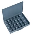 Durham 227-95-ind Gray Steel Individual 17 Compartment Small Scoop Box 13-3 8 Width X 2 Height 9-1 4 Depth 