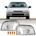 Usr 90-91 Accord Corner Light A Front Turn Signal Lamps Left Right Pair For 1990-1991 Honda 2 Door Coupe And 4 Sedan All Models 