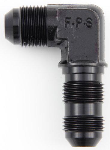 483310-bl Black Size -10 90 Degrees Bulkhead Fitting Aluminum Adapter For Automotive Fuel Systems