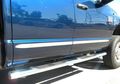 For 2002-2008 Dodge Ram 1500 03-2009 2500 Quad Cab 8 Ft Long Bed Rocker Panel Chrome Stainless Steel Body Side Moulding Molding 
