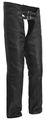 True Element Womens Double Buckle Adjustable Thigh Motorcycle Leather Chaps Black Size Xl 