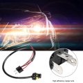 Adapter Converter Cable 2pcs H4 Sockets To 9006 Bulbs Wire Harness Headlight Fog Light Conversion Abs