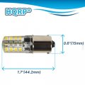 Hqrp 10-pack 3w 250 Lumen Ba15s 18 Leds Cool White Bulbs For 1141 1156 Casita Rv Interior Porch Replacement Dc