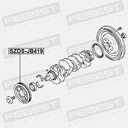 Harmonic Balancer Crankshaft Pulley Engine Szds-jb419 For 12610-62g11 12610-62g12 12610-62g10