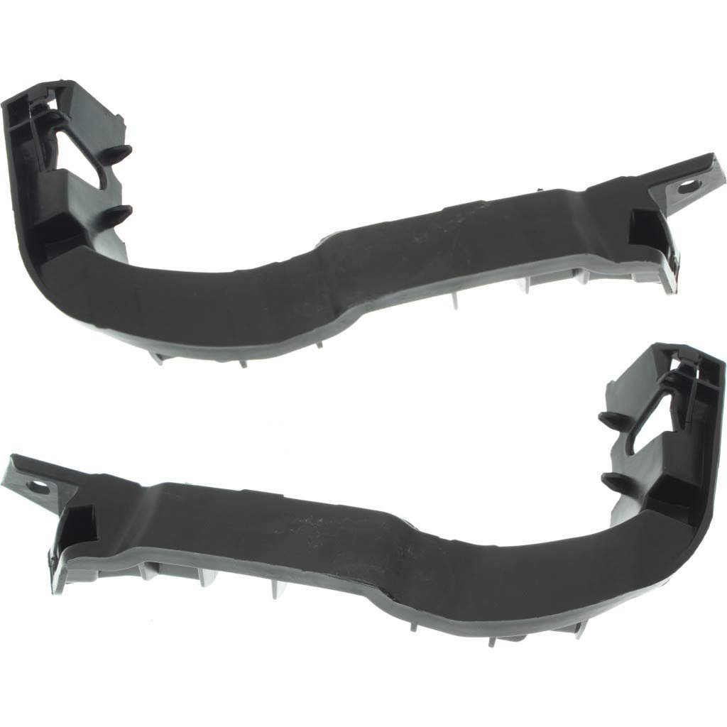 Front Bumper Bracket Pair For Audi A3 Quattro S3 2015 2016 2017 2018 Driver And Passenger Side Plastic Cover Guide Au1042102