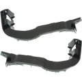 Front Bumper Bracket Pair For Audi A3 Quattro S3 2015 2016 2017 2018 Driver And Passenger Side Plastic Cover Guide Au1042102 