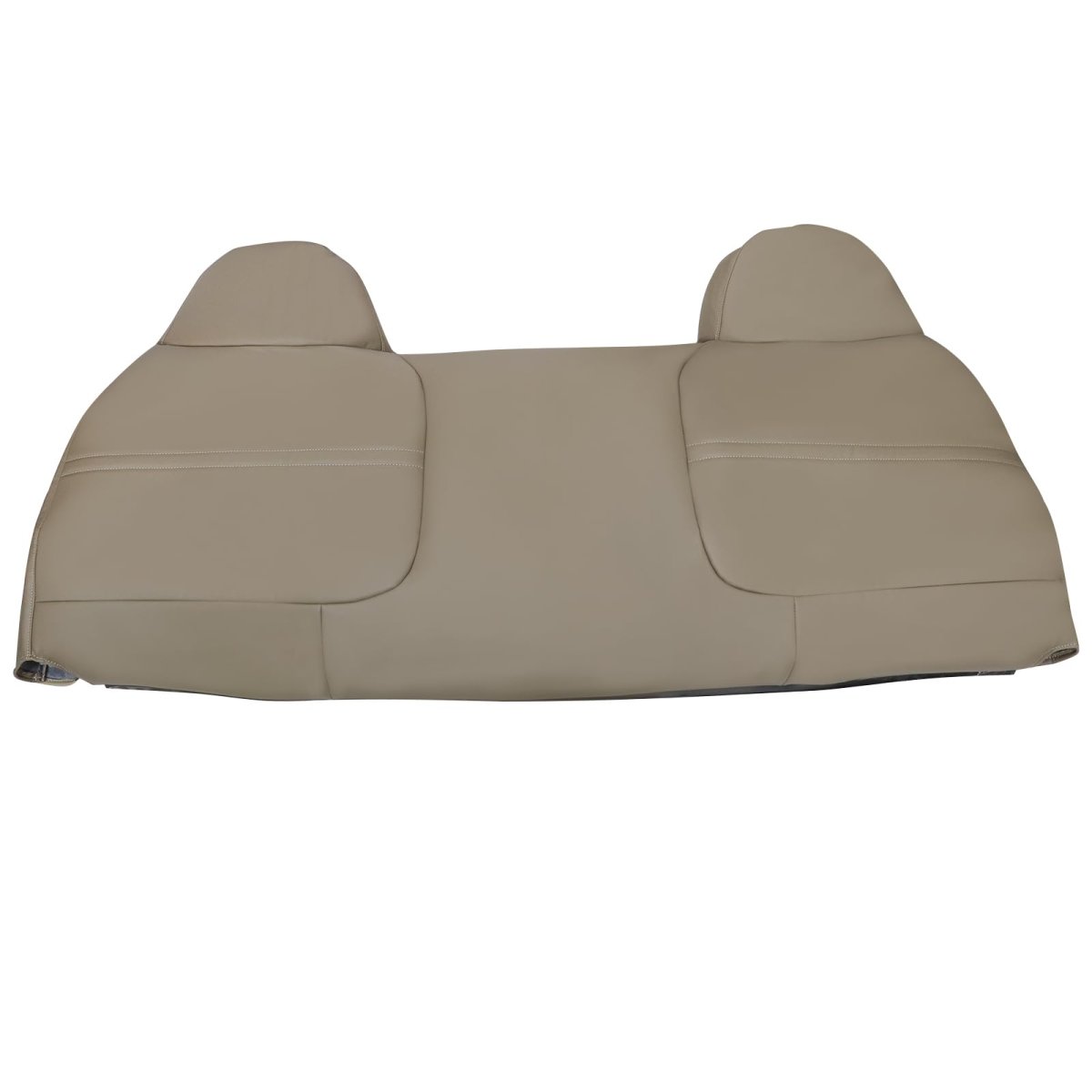 Secos Front Full Bench Top Replacement Leather Seat Cover Tan For Ford F250 F350 F450 F550 1999 2000 2001 2002