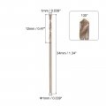 Uxcell 6pcs Jobber Drill Bits 1mm 0 039 Black Nitride Gold Titanium Coated M2 High Speed Steel Hss Twist For Stainless Aluminum