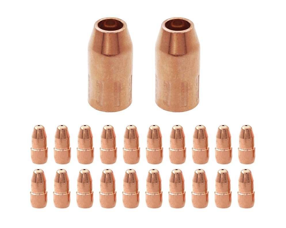 Usweldwire 22pk Mig Kit Replacement For Tweco Velocity Vts30 030 Tips And Vns50f Nozzles 