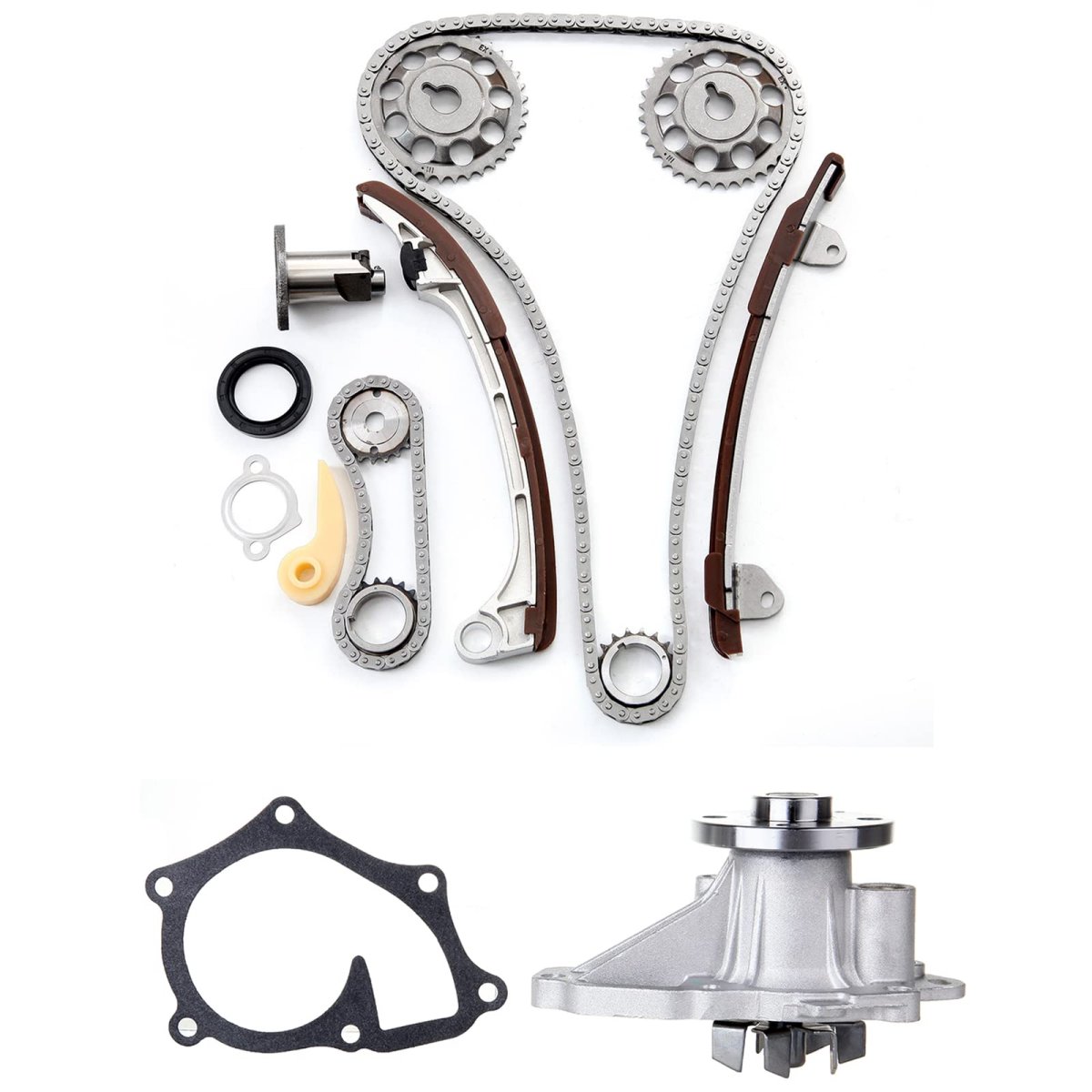 Timing Chain Kit Water Pump Sets Tk9 Tkty002 13506-0h011 Aw9414 Fits For Toyota Camry Corolla Highlander Matrix Rav4 Solara 2