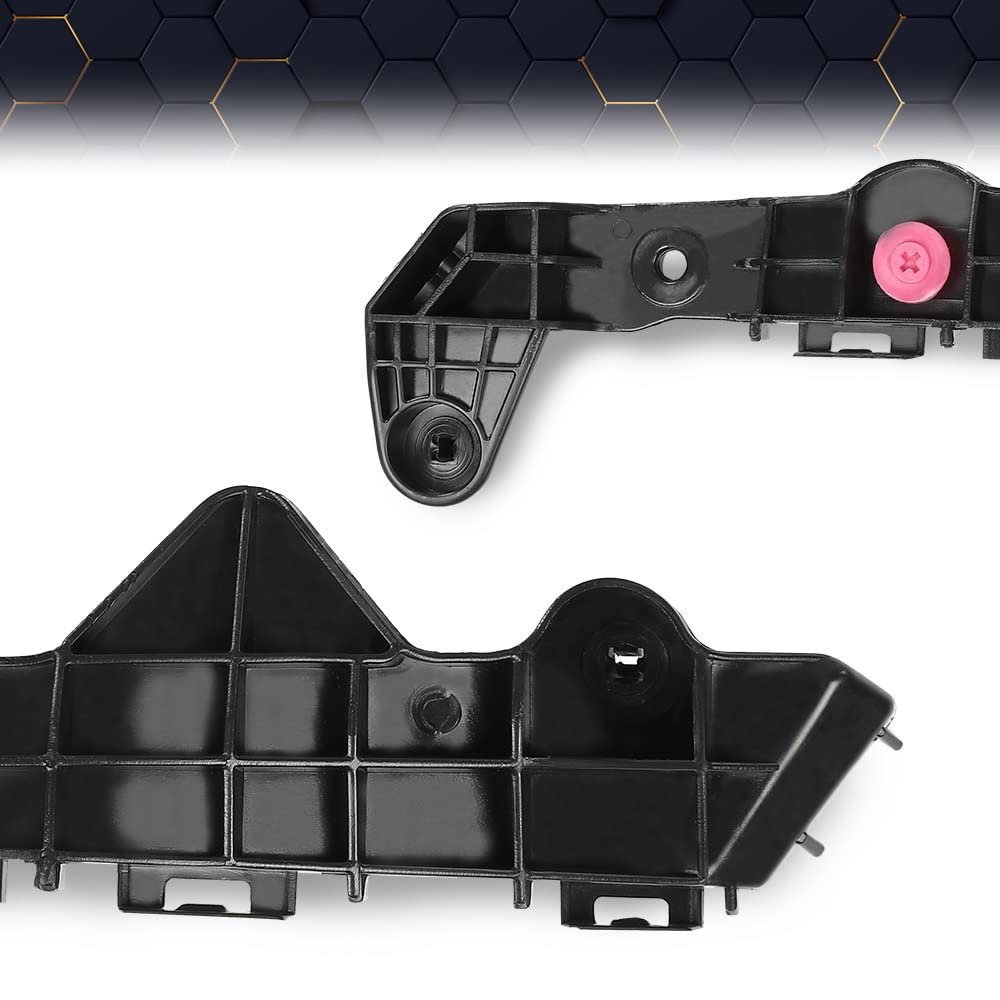 Bumper Retainer For 2015 2016 2017 2018 Nx300h 2 Pcs Front Left And Right Black Abs Plastic Replacement Part 5253578010
