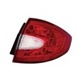 Ford Fiesta 2011 2012 2013 Tail Light Passenger Side Red And Clear Lens Sedan Capa Certified Replacement For Be8z13404a 