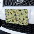 Graphics More Land Animals Gorilla Lion Fox Giraffe Pattern Novelty Metal Vanity Tag License Plate