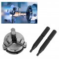 Hohxfyp 3 Jaws Scroll Chuck Self-centering 1 97in Mini Lathe Metal Woodworking For Center Milling Drilling Machine K01-50